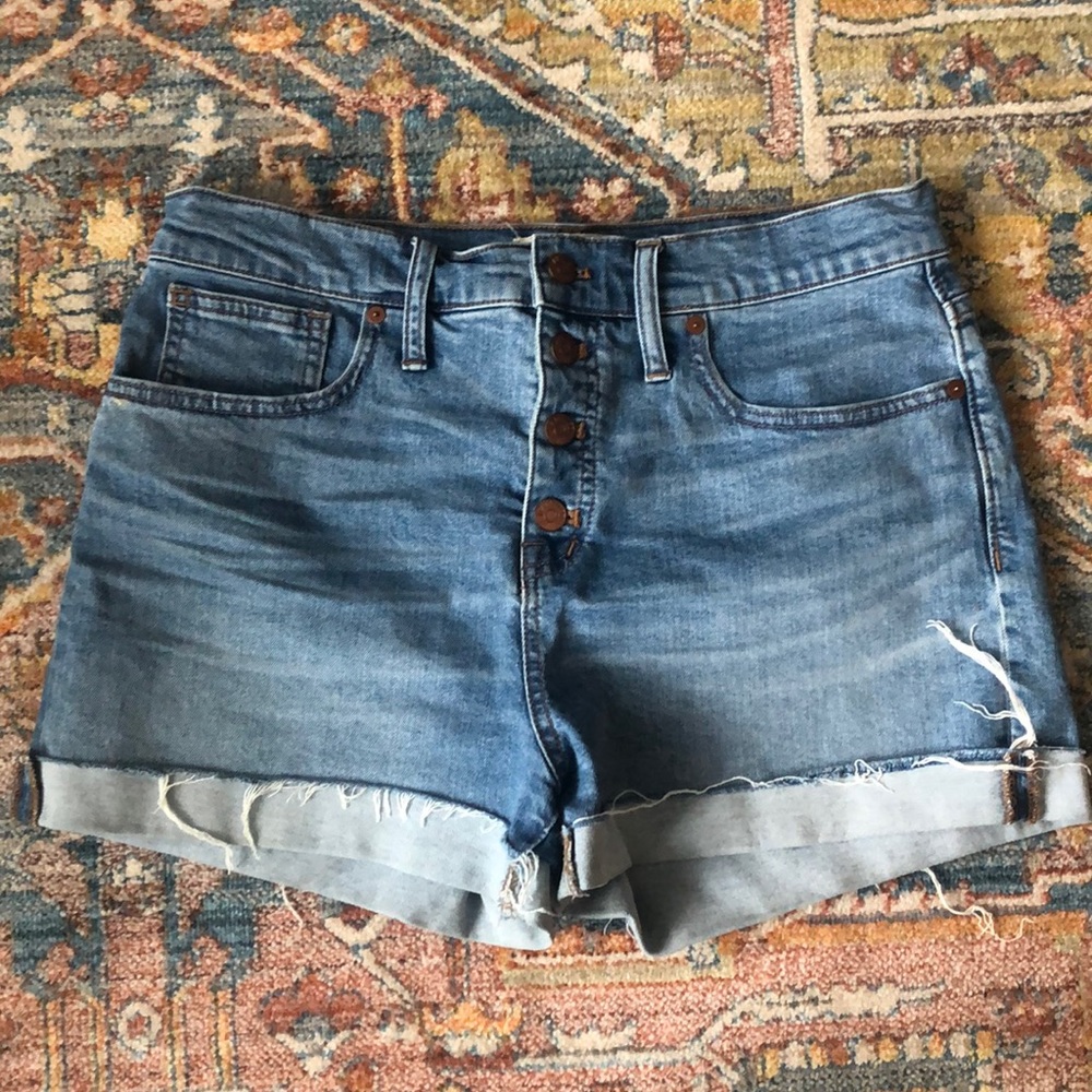MADEWELL // Button Front Shorts